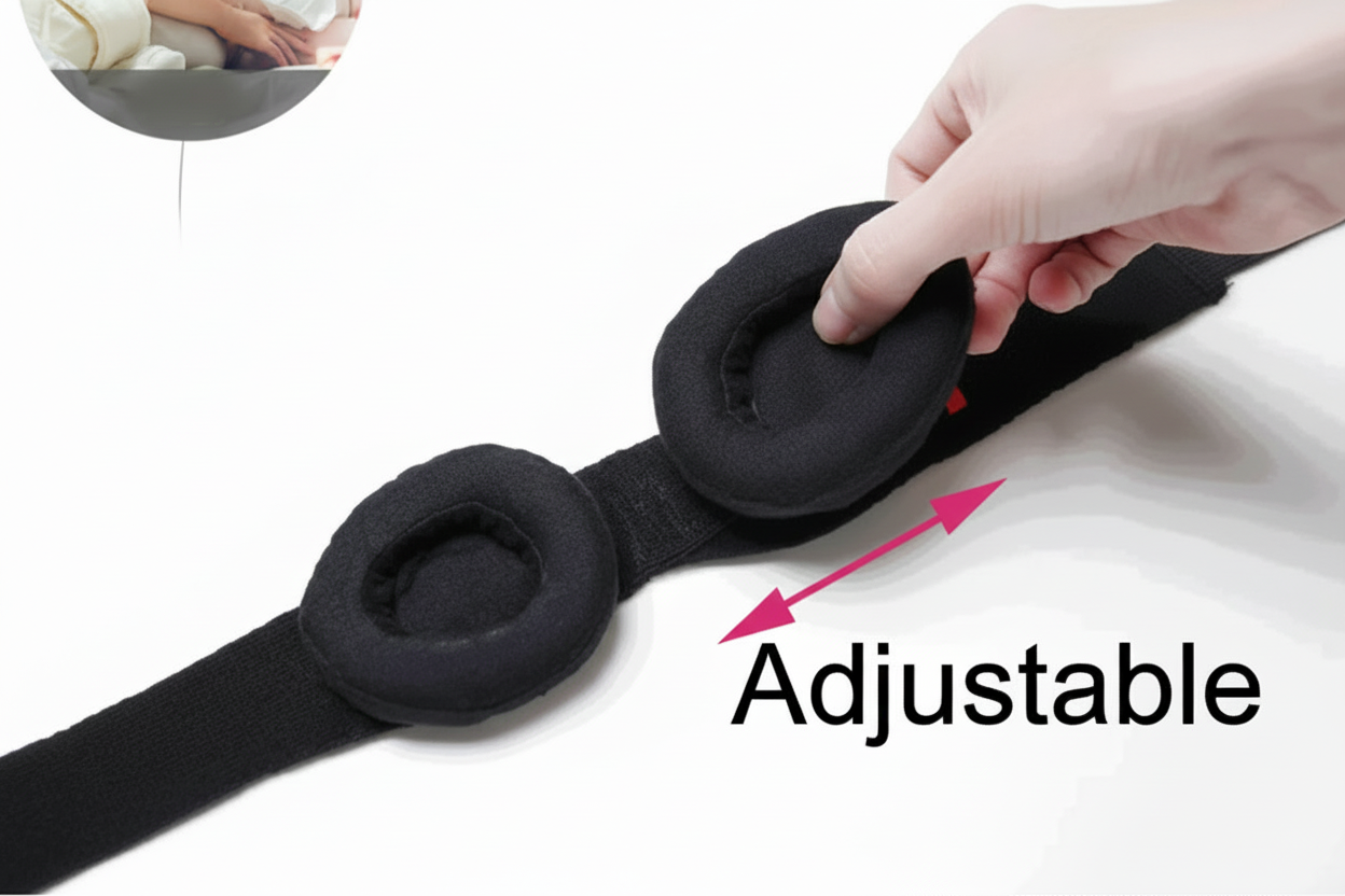 ALEGNÉ 3D Memory Foam Sleep Mask – 100% Blackout Eye Mask